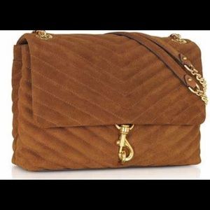 Rebecca Minkoff Edie Quilted Suede Bag